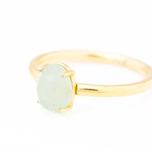 Bague delphi green aventurine 62