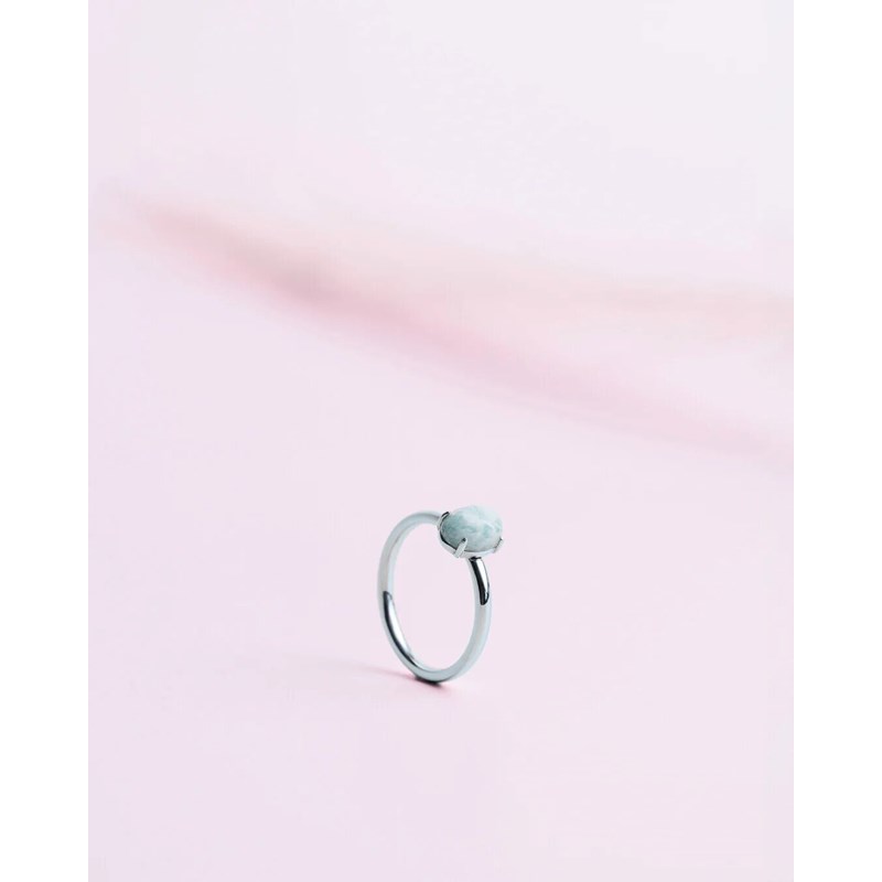 Didyma - Bague delphi turquoise silver amazonite