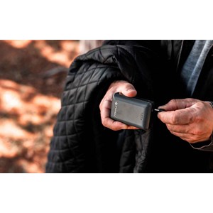 Poncho chauffant thaw 2.0 – rechargeable usb-c, chaleur jusqu’à 4h