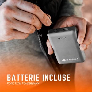 Gilet chauffant femme thaw - rechargeable usb-c, chaleur jusqu’à 9h - taille l