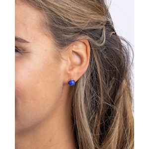 Boucles d'oreilles thalassa aventurine Bleu foncé