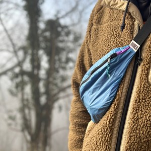 Sacoche banane aéro bleu et violet