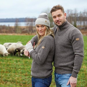 Chauffe-mains en laine tricotée ivanhoe L