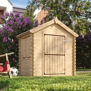 Cabane enfant exterieur 1.1m2 - avec plancher - 146x112xh145cm