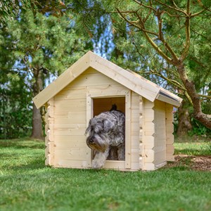 Niche pour chien exterieur en bois - 76 x 99 x h80 cm