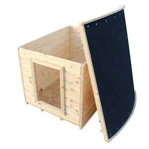 Niche pour chien exterieur en bois - 87 x 102 x h85 cm