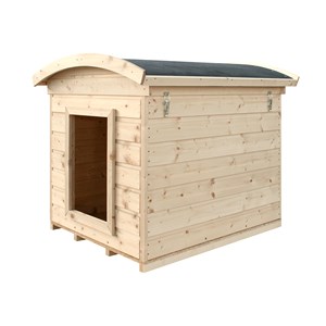 Niche pour chien exterieur en bois - 87 x 102 x h85 cm