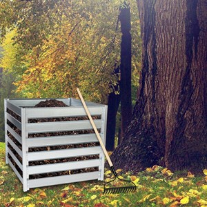 Composteur de jardin - 91 x 91 x h85 cm - 704l00