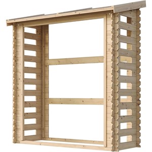 Abri à bûches -l86xl184xh200 cm - 0.9 m2