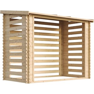 Abri à bûches -l146xl232xh199 cm - 2.63 m2