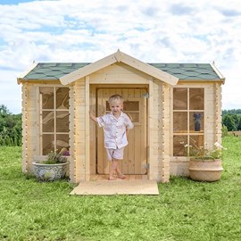 Timbela maison en bois pour enfants -  241x187xh151cm-2.63m2