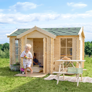 Timbela maison en bois pour enfants -  241x187xh151cm-2.63m2