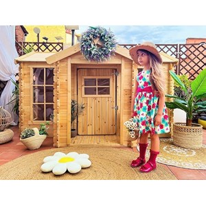 Timbela maison en bois pour enfants -  241x187xh151cm-2.63m2