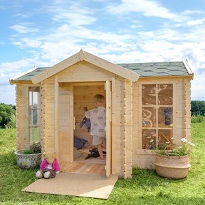 Timbela maison en bois pour enfants -  241x187xh151cm-2.63m2