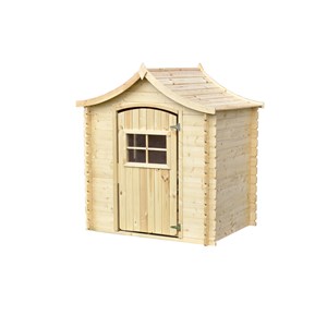 Maison en bois pour enfants sans plancher-  112x146xh152cm&nbsp;1.1m2