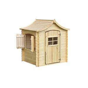Maison en bois pour enfants sans plancher-  112x146xh152cm&nbsp;1.1m2