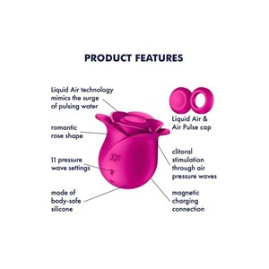 Stimulateur de clitoris satisfyer  pro 2 modern fuschsia - blossom
