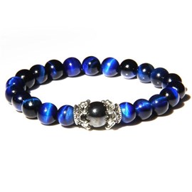 Bracelet force faucon et hématite