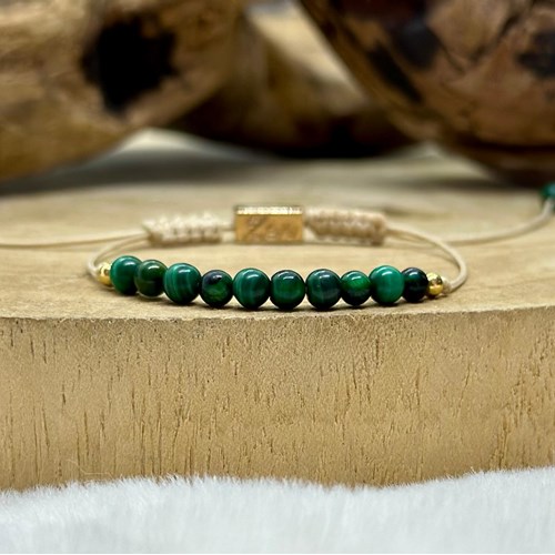 Les Énergies Positives - Bracelet force en malachite