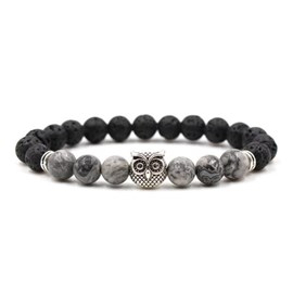 Bracelet sagesse en basalte