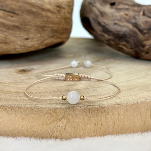 Les Énergies Positives - Bracelet chance en pierre de lune