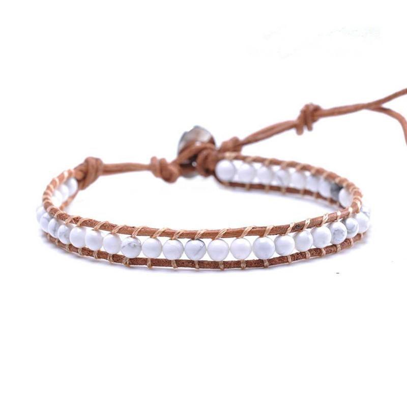 Natura-Zen - Bracelet d'énergie en howlite