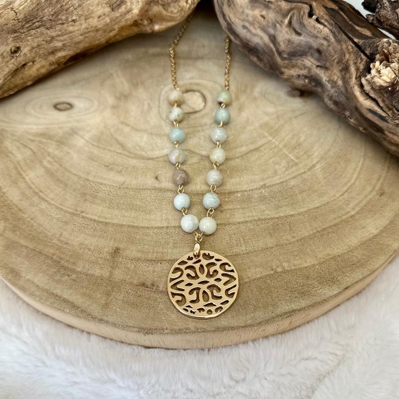 L'Atelier du Bonheur - Collier de protection en amazonite