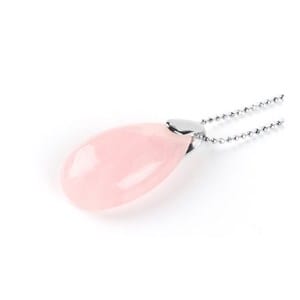 Collier de protection en quartz rose