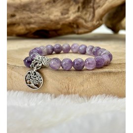 Bracelet arbre de vie en améthyste
