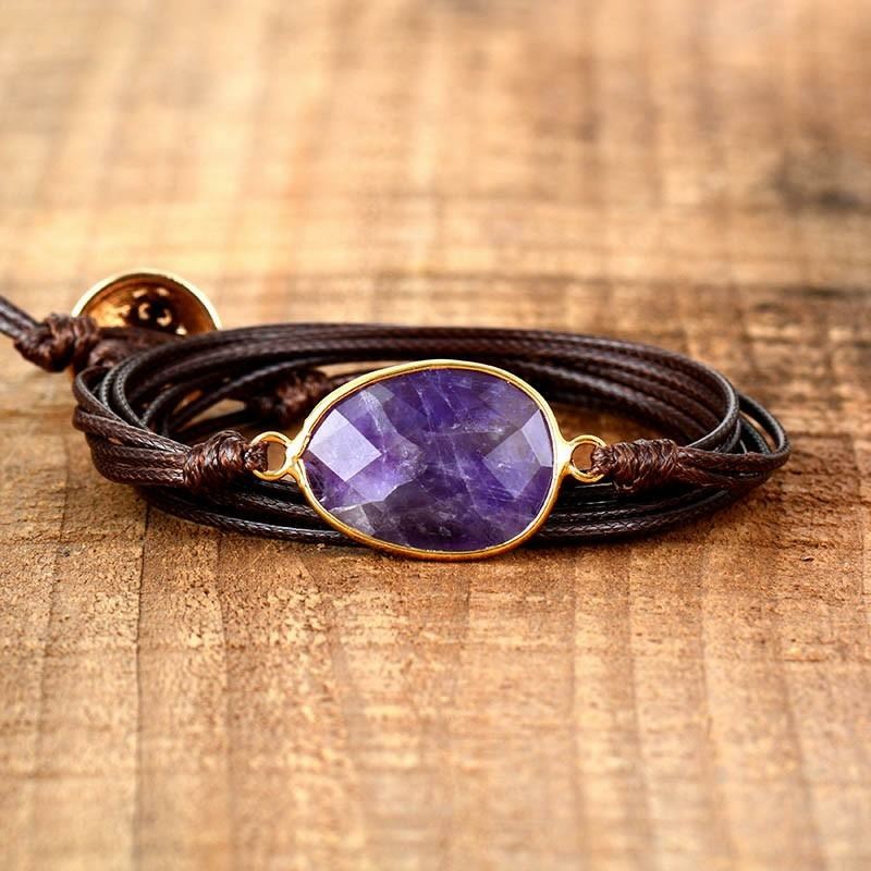 Natura-Zen - Bracelet de protection en améthyste
