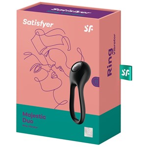 Anneau pénien vibrant satisfyer majestic duo