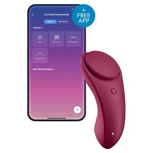 Stimulateur de clitoris satisfyer  sexy secret – vibromasseur culotte