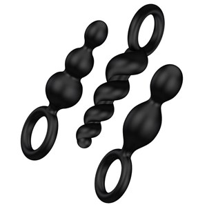 Kit de 3 plugs silicone booty call satisfyer