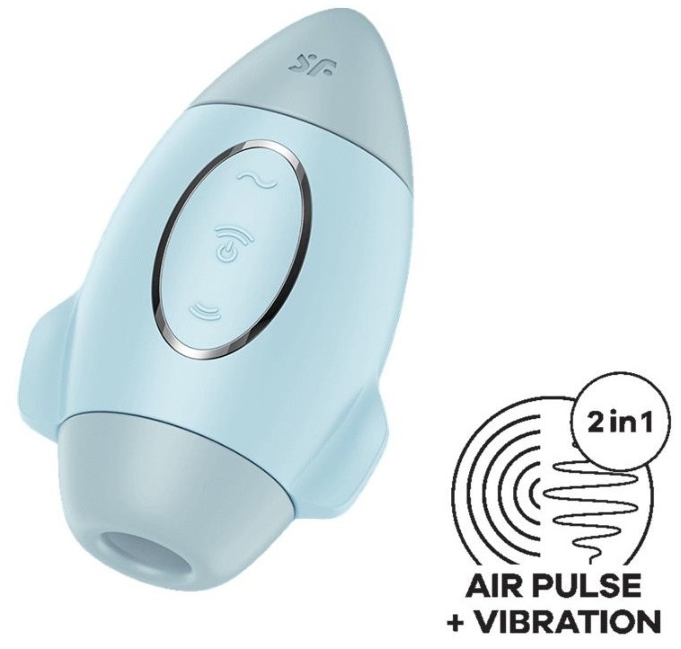 Stimulateur de clitoris satisfyer mission control bleu