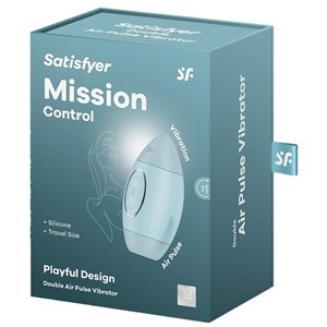 Stimulateur de clitoris satisfyer  mission control bleu