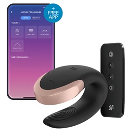 Stimulateur connecté satisfyer double love luxury couples