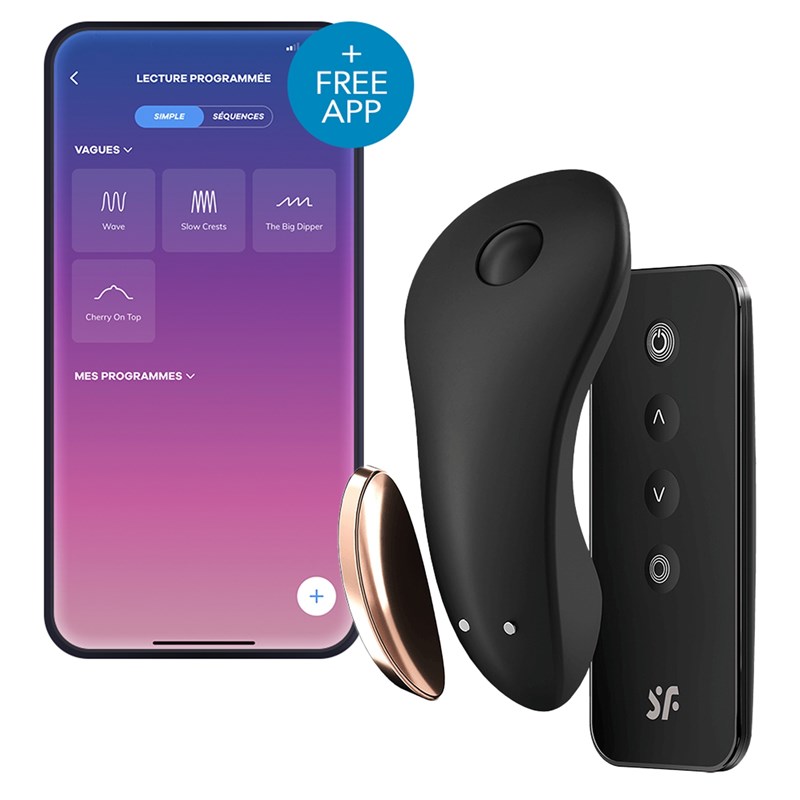 Stimulateur de clitoris satisfyer little secret - panty vibrator satisfyer