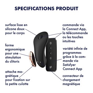 Stimulateur de clitoris satisfyer  little secret - panty vibrator satisfyer