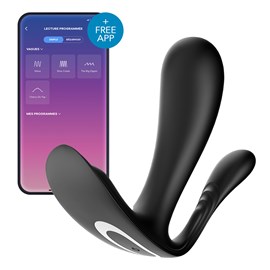 Stimulateur connecté top secret+ satisfyer noir