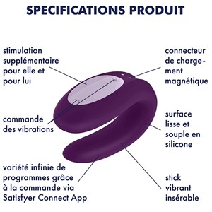 Pack satisfyer partner box 3 - sextoys connectés