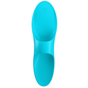 Stimulateur polyvalent teaser finger satisfyer turquoise