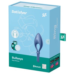 Cockring vibrant connecté satisfyer bullseye bleu