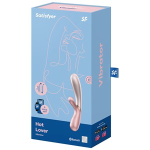 Vibro rabbit connecté satisfyer hot lover rose