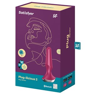 Plug vibrant satisfyer ilicious 2 10 x 3cm violet
