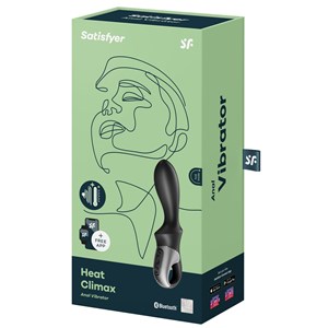 Gode vibrant avec poignée satisfyer heat climax