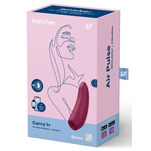 Stimulateur de clitoris satisfyer curvy 1+ rose