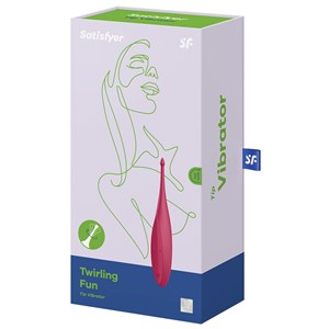 Stimulateur satisfyer twirling fun rouge