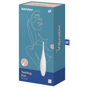 Stimulateur satisfyer twirling fun blanc