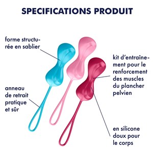Kit de 3 boules de geisha satisfyer