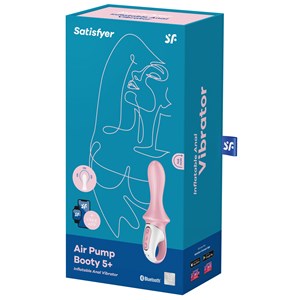 Plug vibrant gonflable satisfyer air pump booty 5+
